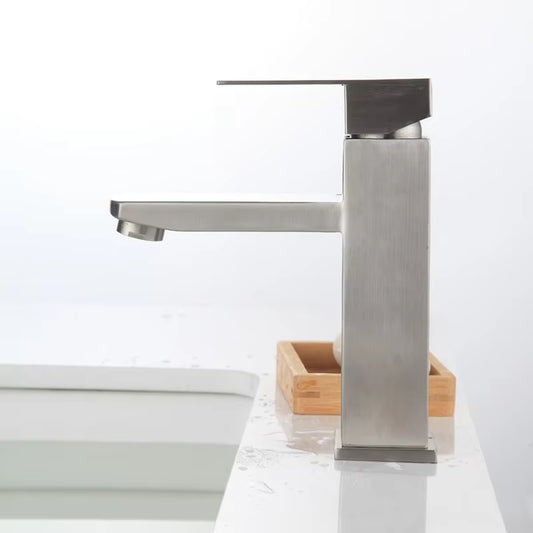 Wash Basin Hot And Cold 304 Stainless Steel Basin Bathroom Faucet-5904