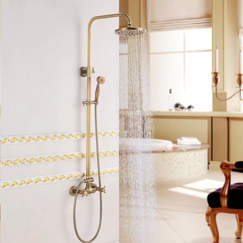 Antique Brass Wall Mounted Shower Head-6203