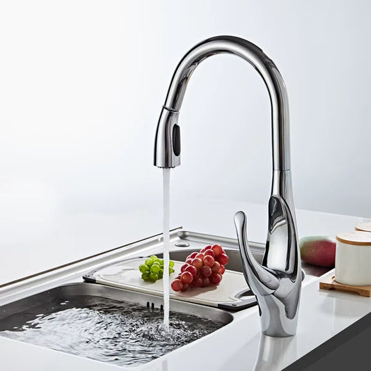 Pull Out Kitchen Sink Faucet Single Handle-8400