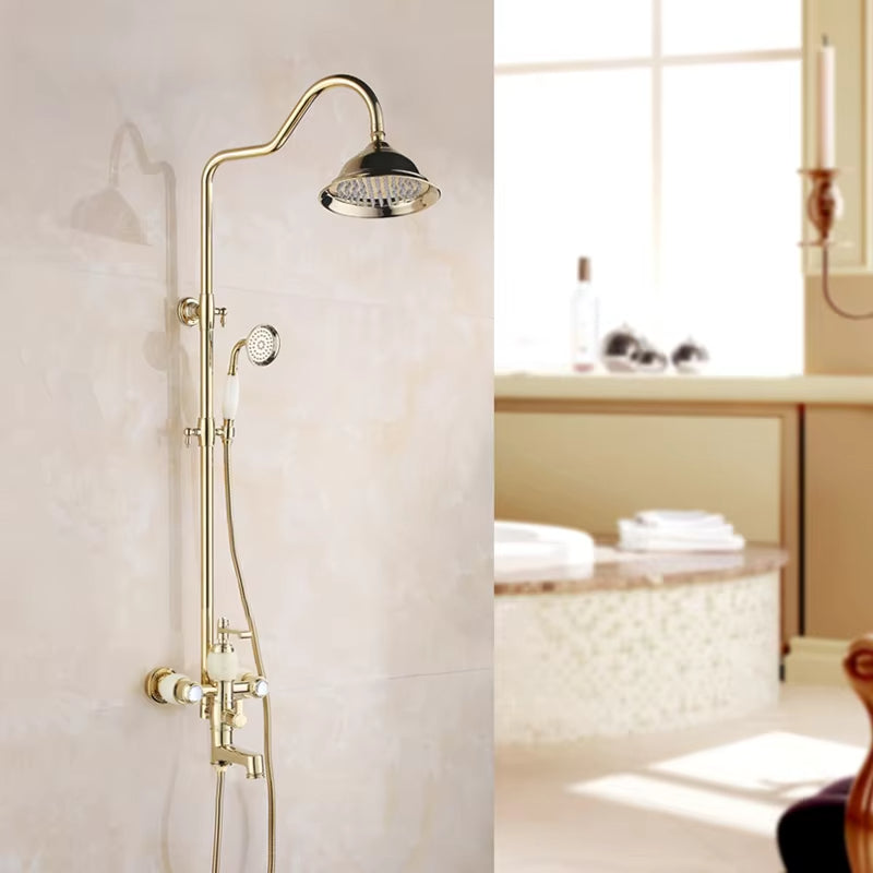 Height-Adjustable Shower Head-6215