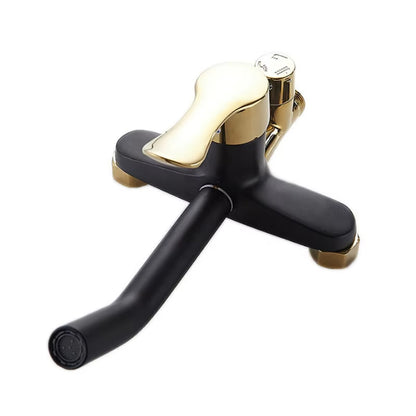 Shower Room Black Gold Bath Constant Temperature Shower Head Set-6222