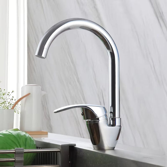 Simple Kitchen Sink Single Handle Single Hole Faucet-8514