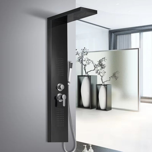 Shower Panel Column Tower Rainfall Shower Head With Jet Spa Spouts-6643