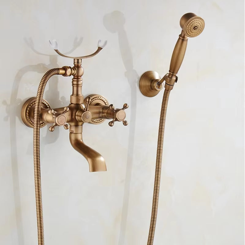 Antique Telephone Style Bronze Bathroom Shower-6209