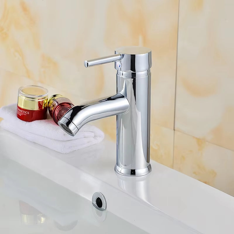 Bathroom Countertop Installation Of Hot And Cold Mixing Faucet-7173