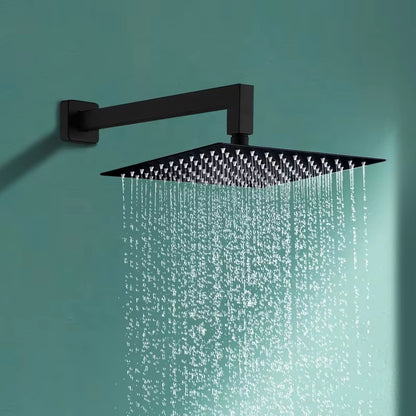 Wall Mounted Shower Set Bathroom Faucet Luxury Kit Rain Shower Concealed Shower-6545MB