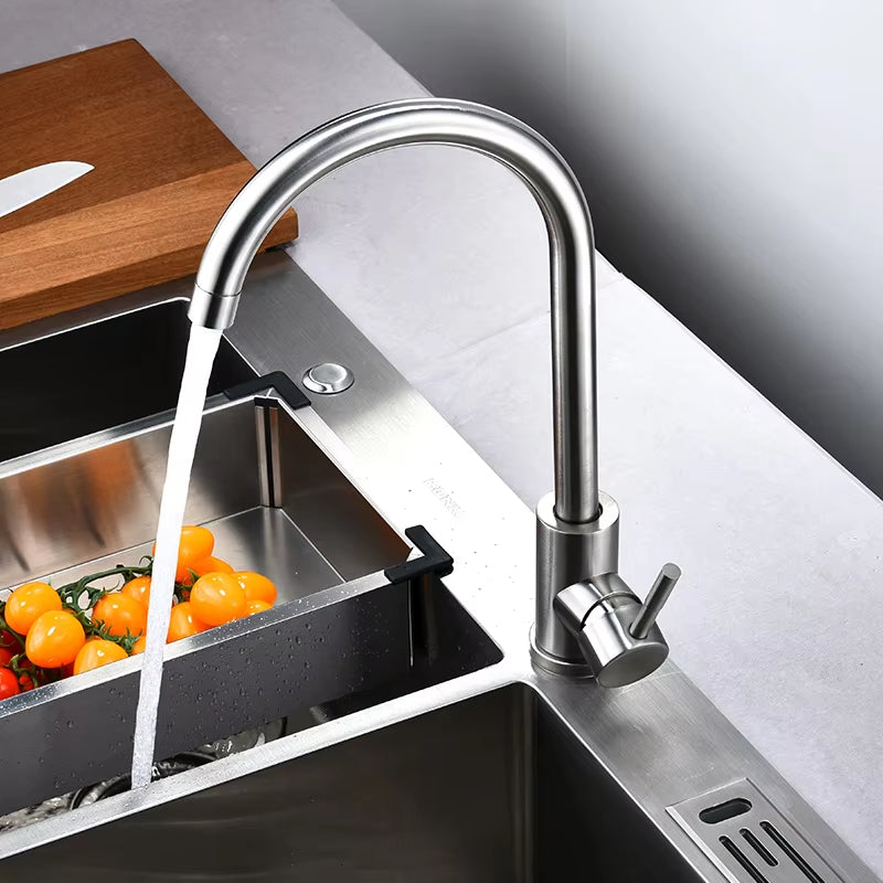 Stainless Steel Kitchen Faucet Hot And Cold Adjustable Household Laundry Pool Faucet-5204