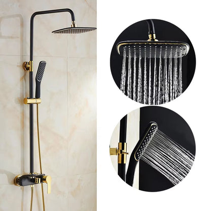 Brass Now Bathroom Black Bath Bath Set Shower Head-6223
