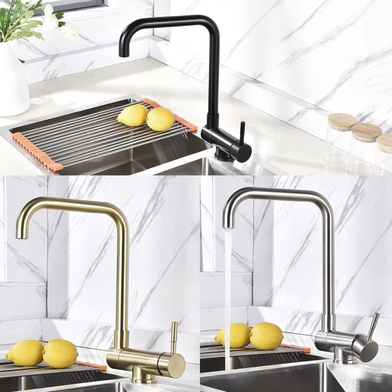 Household Vegetable Sink Bathroom Ceramic Basin Hot And Cold Stainless Steel Seven-Shaped Faucet-5301