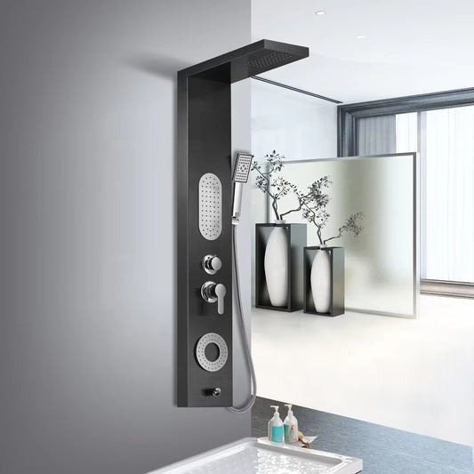Wall Mounted Shower Screen Shower Set Bathroom Bathing Artifact-6618