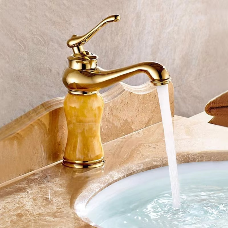 Unique Design Golden Basin Faucet-7961