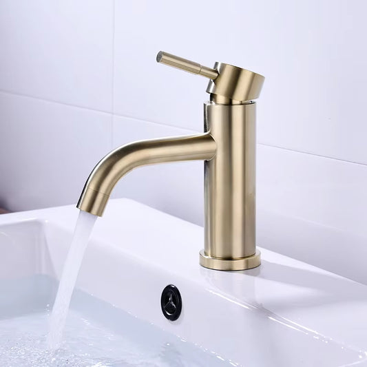 Glass Basin Ceramic Basin Hot And Cold Bathroom Balcony Faucet-5235