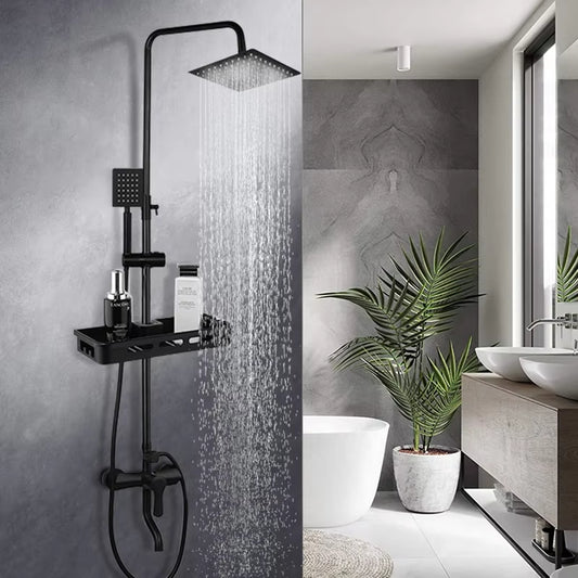 Black Brass Furniture Shower Room Dedicated Bath Shower Set-6045