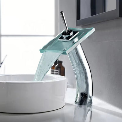 Bathroom Vanity Glass Waterfall Faucet-7268