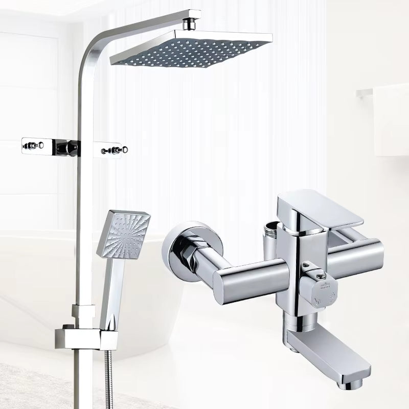 Hot And Cold Constant Temperature Wall Mounted Bathroom Shower Room Bath Mixer-6249