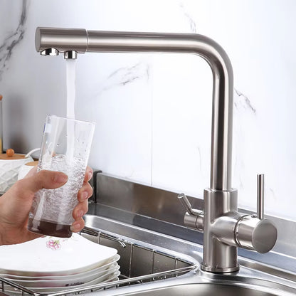 Countertop Mounted Kitchen Hot And Cold Water Sink Faucet-8313
