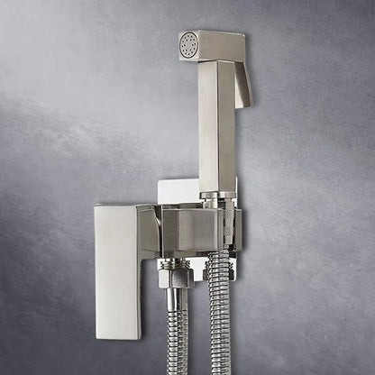 Black Bathroom Bidet Cleaning Floor Toilet Universal Faucet Spray Gun-6051MB