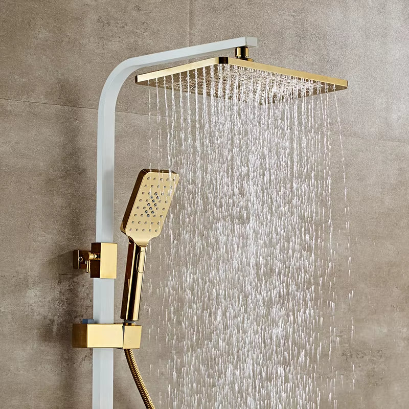 Intelligent Constant Temperature Shower Set With Booster Spray Gun-6929