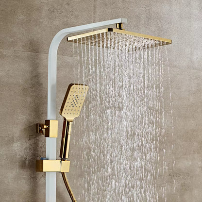 Intelligent Constant Temperature Shower Set With Booster Spray Gun-6929