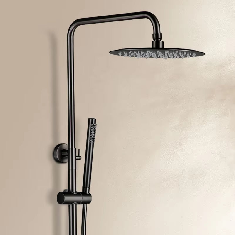 Wall Mounted Bathroom Thermostatic Shower Set With Handheld Showerhead-6955