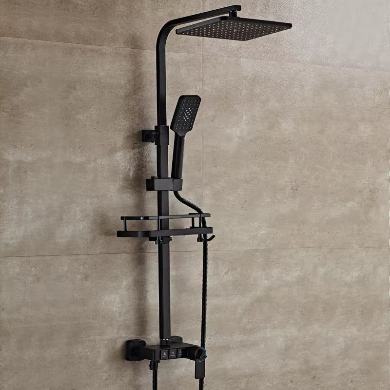 Wall Mounted Bathroom Thermostatic Shower Set-6934