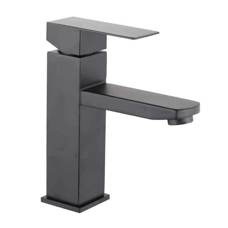 Black Countertop Bathroom 304 Stainless Steel Hand Wash And Face Faucet-5320
