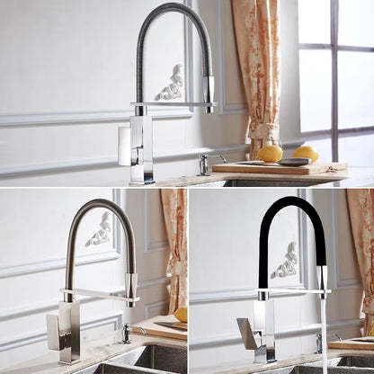 Kitchen Countertop Installation Of Flexible Faucet-8382