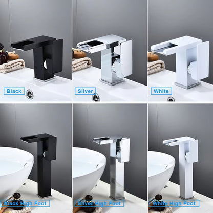 Countertop Mount Bathroom Waterfall Faucets-7116