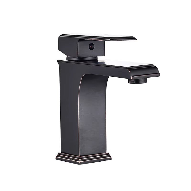 Bathroom Brass Basin Square Faucet-7073