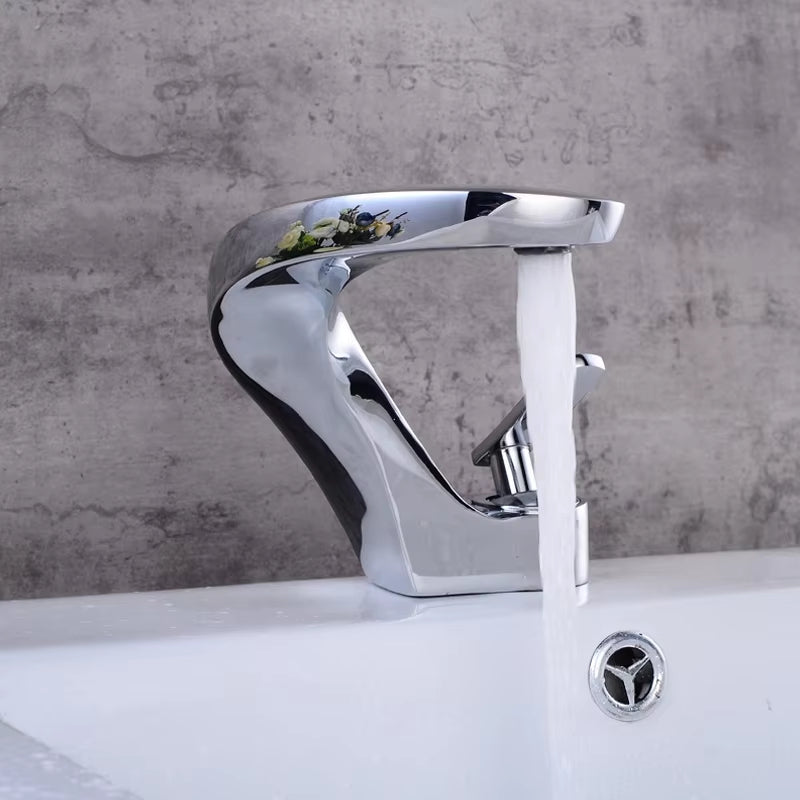 Modern Bathroom Single Handle Single Hole Mixer Tap-7213B