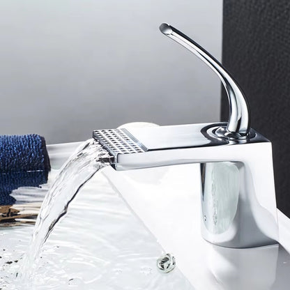 Contemporary Style Bathroom Basin Waterfall Faucet-7181