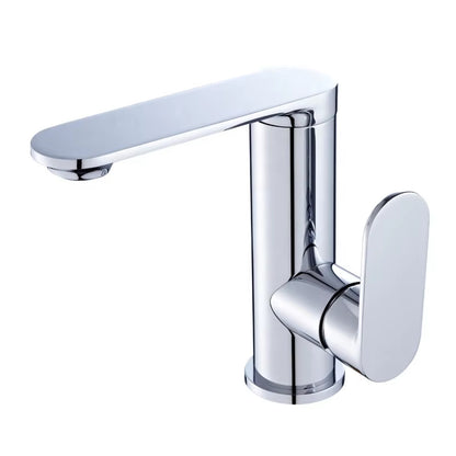Bathroom Basin Single Lever Chrome Plated Cranebill Brass Faucet-7157