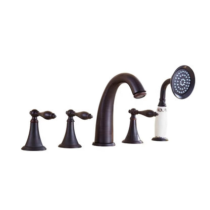 Bathroom 5 Hole Bathtub Faucet Bathroom Shower Mixer Faucet-6703