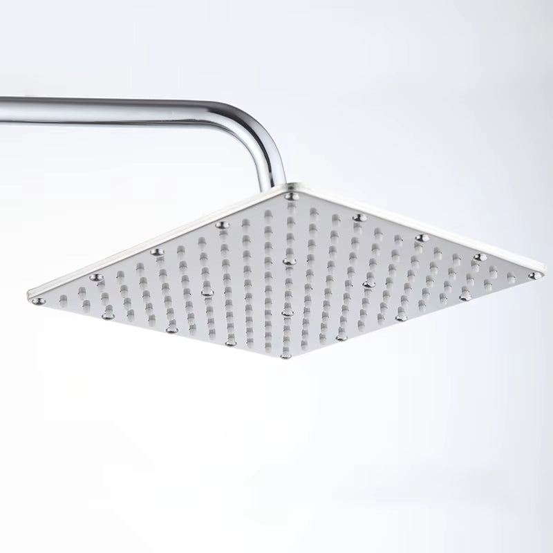 Stainless Steel Overhead Pressurized Square Large Shower Head-5531