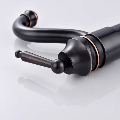 High-End Countertop Washbasin Hot And Cold Water Faucet-7077