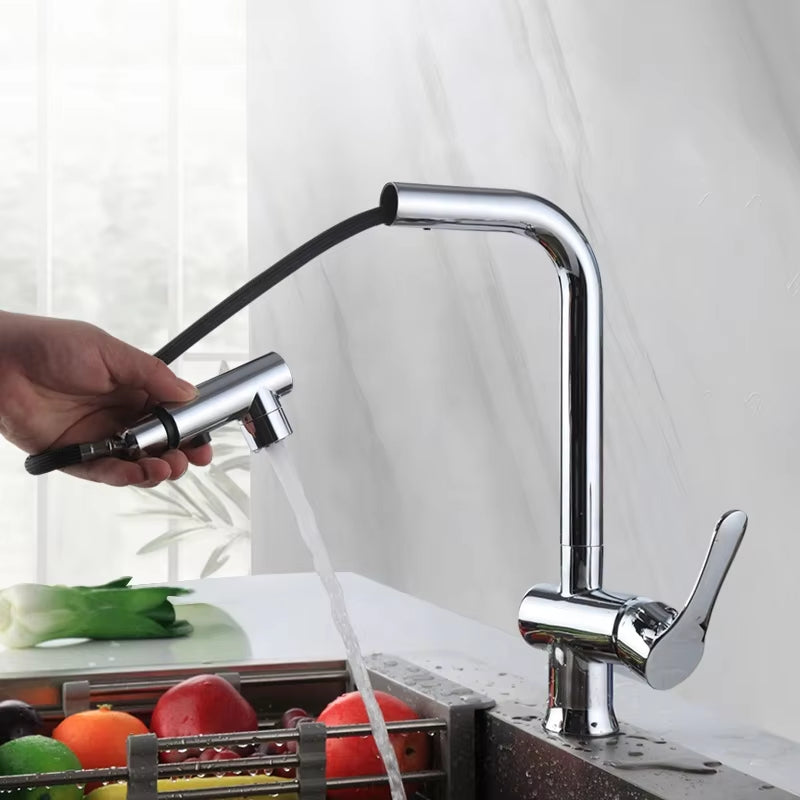 Pull-Out Multi-Function Kitchen Countertop Mounted Faucet-8339