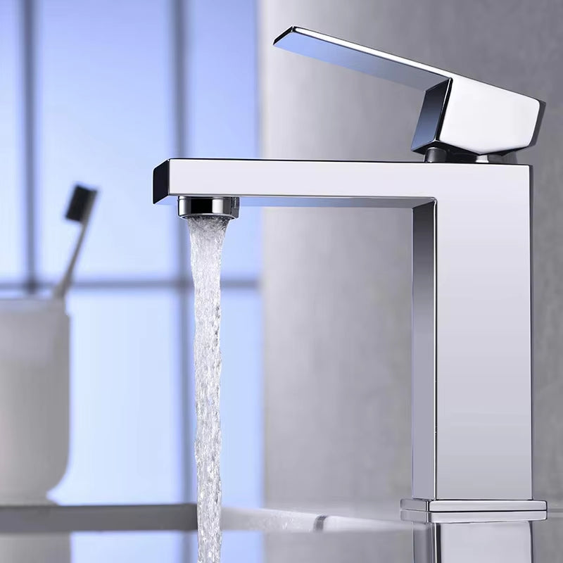 Bathroom Basin Square Hot And Cold Water Faucet-7200