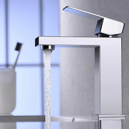 Bathroom Basin Square Hot And Cold Water Faucet-7200