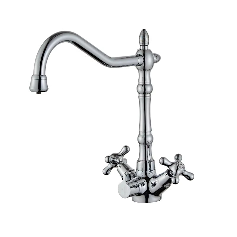 Kitchen Sink Countertop Mounted Faucet Double Handle-8903