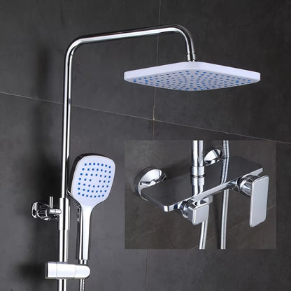 Shower Set Full Copper Booster Shower Constant Temperature Bathroom Bath Luxury Shower Set-6526