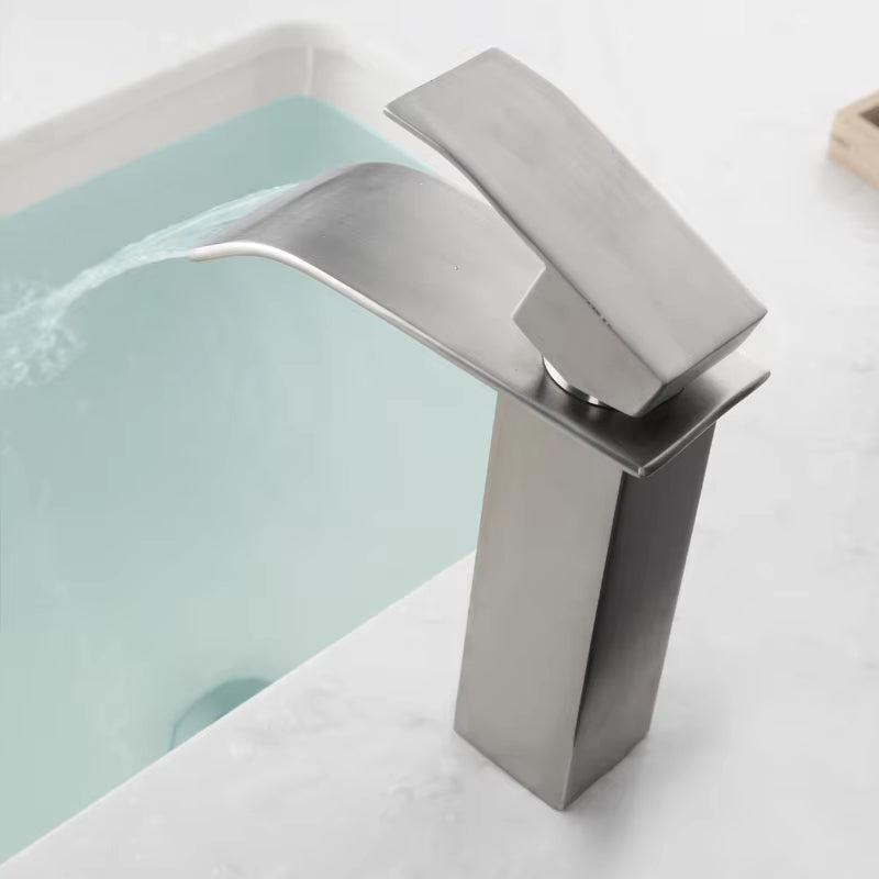 Bathroom Waterfall-Style Water-Washing Faucet With Adjustable Hot And Cold Water For Washing Face And Hands-5305