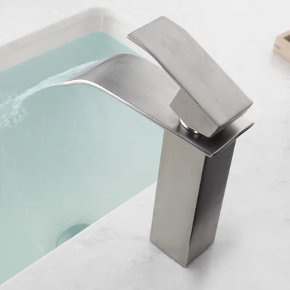 Bathroom Waterfall-Style Water-Washing Faucet With Adjustable Hot And Cold Water For Washing Face And Hands-5305