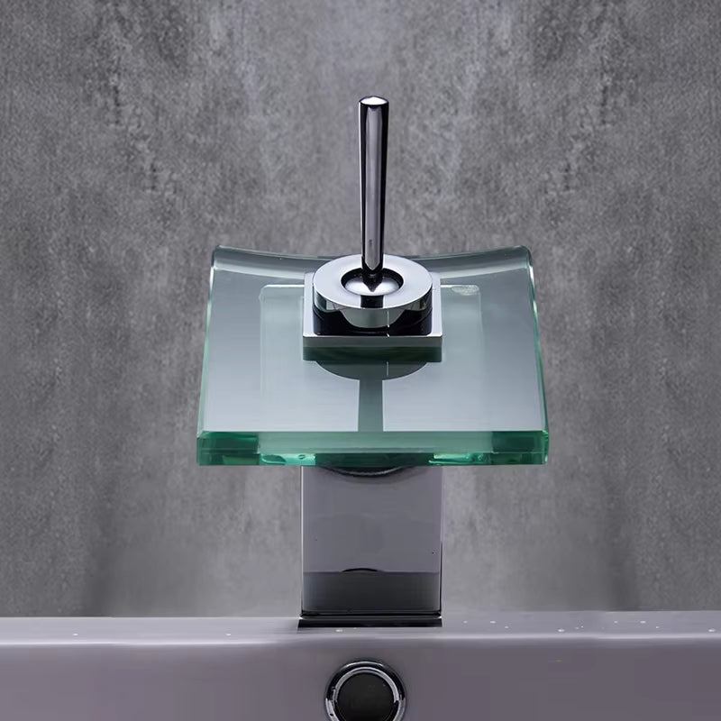 Bathroom Vanity Glass Waterfall Faucet-7267