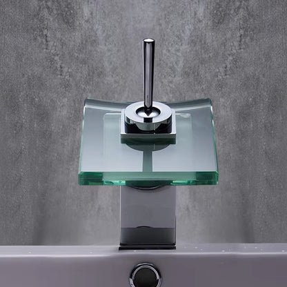 Bathroom Vanity Glass Waterfall Faucet-7267