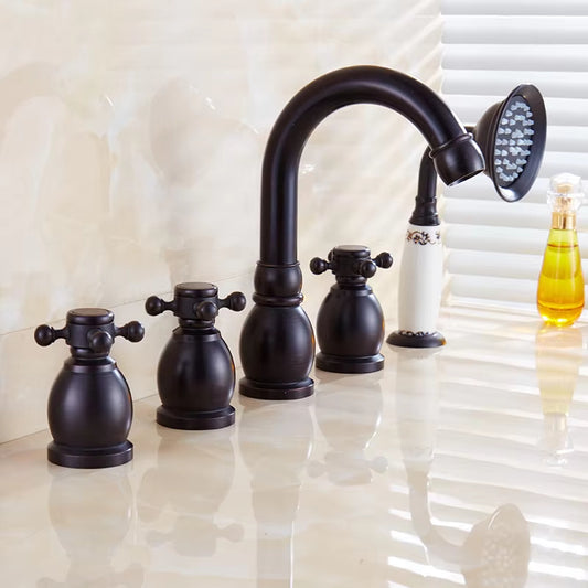 Bathroom Bathtub Faucet Hot And Cold Split Shower Set-6704