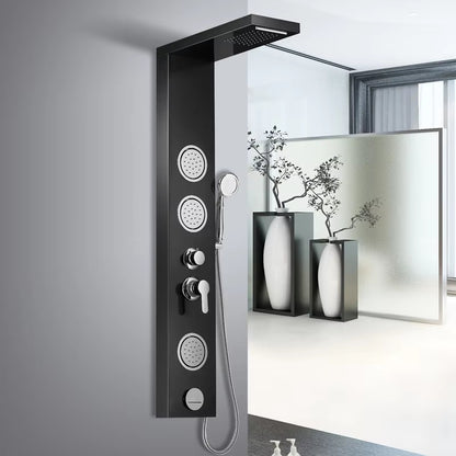 High-End Bathroom Shower Screen Wall-Mounted Shower Massage System Shower Column-6640