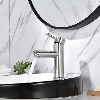 Hot And Cold Ceramic Wash Basin, Vegetable Sink, Universal 304 Stainless Steel Faucet-5304
