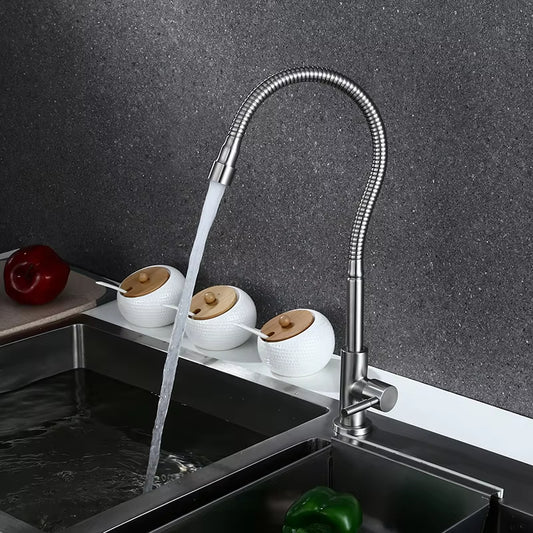 Universal Rotating Faucet For Kitchen Stainless Steel Basin-5942