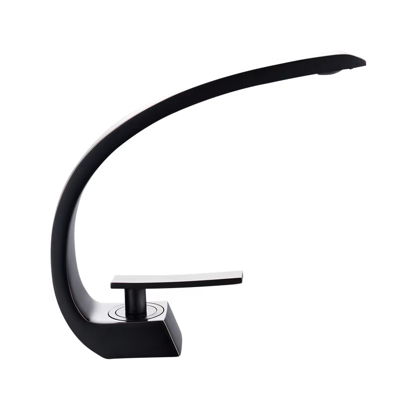 Bathroom Sink Single Handle Single Hole Elegant Crane Faucet-7001B