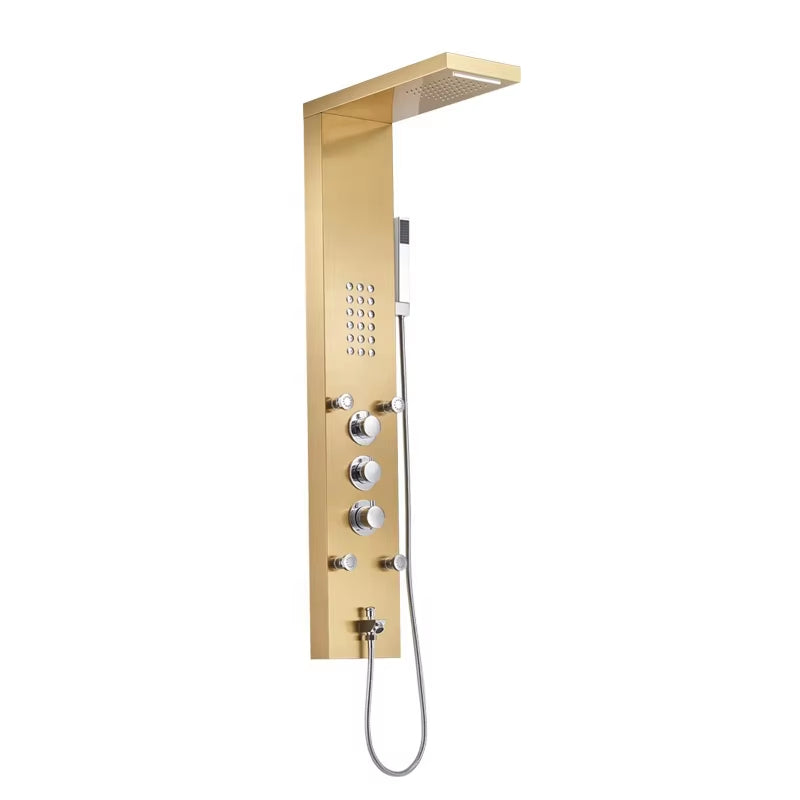 Shower Panel Massage Jet Shower Set Bathroom Wall Mounted-6641
